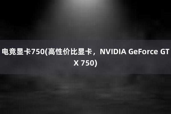 电竞显卡750(高性价比显卡，NVIDIA GeForce GTX 750)